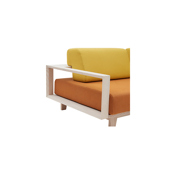 stereo dam Extreem Wood Sofa - Softline | Tangram Furnishers